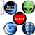Sci_Fi 5 Pack Buttons Backpack Pins 1 Inch P12_3