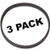 Seneca River Trading 3 Pk_ Bissell Pet Hair Eraser Upright Vacuum Belt_ Model 1650_ 1608840