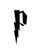16x20 Large Letter Stencil_Wizard Font from 4 Ply Mat Board _Letter P