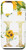 iPhone 12 mini Sunflower Letter H Monogrammed Initial White Case