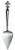 KINDWER Aluminum Fleur de Lis Cake Server, 11", Silver
