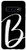 Galaxy S10 Black  and  White Personalized Phone Cases with Letter B_Initial Case