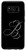 Galaxy S8 Elegant Single Letter B Capital Monogram Initial Case