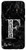 Galaxy S9 First Last Name Initial Letter F on White Black Design Case