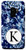 Galaxy S9 Indigo Blue Chinoiserie Pattern Monogram Initial Letter  inch K inch  Case
