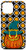 iPhone 12 mini Halloween Pattern Scary Jack O'Lantern Pumpkin In Witch Hat Case