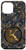 iPhone 12 mini Monogram Initial Letter K Dark Blue Marbling Pattern Case