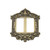 Nostalgic Warehouse 719726 Victorian Switch Plate with Double Rocker, Antique Brass