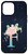 iPhone 12 Pro Max Floral Monogramm Letter F Stars Blue Background Case
