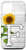 iPhone 12 12 Pro Sunflower White Letter F Initial Monogram Personalized Gift Case
