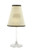 di Potter WS344 Paris Street Sign Paper White Wine Glass Shade, Parchment (Pack of 12)