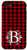 iPhone SE _2020_   7   8 Red and Black Buffalo Plaid Monogram Letter B Initial Gift Case