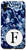 iPhone XS Max Indigo Blue Chinoiserie Pattern Monogram Initial Letter  inch F inch  Case
