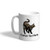 Custom Funny Coffee Mug Coffee Cup Tortoiseshell Cat B White Ceramic Tea Cup 11 OZ Personalized Text Here