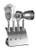 Visol 4 Piece Bar Pro Stainless Steel Bar Set, Silver