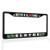 Fastasticdeals Metal Insert License Plate Frame I Love Sloths B Weatherproof Car Accessories Black 2 Holes Solid Insert