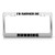 Speedy Pros Metal License Plate Frame I'd Rather Be Running Car Accessories Chrome 2 Holes