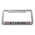Speedy Pros I'd Rather Be in Wyoming Zinc Metal License Plate Frame Car Auto Tag Holder _ Chrome 2 Holes