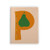 P Alphabet Pear Fruit Cute Pattern Notebook Gum Cover Diary Soft Cover Journal