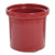 HUBERT Red Bain Marie _ 5 inch Dia x 5 inch H