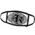 3dRose Sandy Mertens Monograms _ Fancy Letter K _ Face Covers _fc_14219_2_