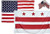 AES Wholesale Combo USA  and  Washington D.C. 3x5 3 x5  Flag  and  Lapel Pin Fade Resistant Double Stitched Premium Penant House Banner Grommets