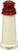Fletchers' Mill Lighthouse Salt Shaker, White/Red - 6 Inch