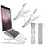 LLSME Portable Laptop Stand_ Adjustable Laptop Holder Table Stand_ Ergonomic Aluminum Non_Slip Foldable Computer Holder Compatible with MacBook Air Pro_ iPad_ HP_ Dell_ More 7_17.3  Laptops