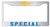 Dots Gifts S.P.E.C.I.A.L. Chrome Plastic License Plate Frame DG