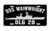 USS WAINWRIGHT DLG 28 License Plate Aluminum USN B
