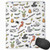 Cute H_P The Mouse Pad Mouse Pad Gaming Mouse Pad Rubber Mouse Mat Mouse Pad with Stitched Edge for Office