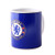 Chelsea FC Official Fade Crest Design Ceramic Mug _One Size_ _Blue_