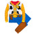 Disney Woody Costume PJ PALS for Boys Size 7