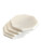 White Marble Coasters Set of 4 Octagonal Stone Coaster By MIDWEST EXPORTERS