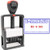 ZIGEL Heavy Duty Style Self Inking Date Stamp with E_MAILED _ Style C _ Blue Red 2 Color Ink