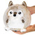 Squishable   Mini Squishable Wolf 7 inch  Plush