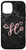 iPhone 12 12 Pro Cute Letter H Initial Monogram Nurse Rose Pink Stethoscope Case