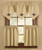 Park Designs Star Vine Lined Triple Point Valance, 60 x 20