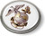 US MARINE 3D Domed Emblem Badge Car Sticker Chrome ROUND Bezel