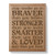 Kate Posh Always remember you are BRAVER than you believe, STRONGER than you seem, SMARTER than you think & LOVED more than you know - Engraved Natural Wooden Plaque - Christopher Robin to Pooh