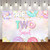Avezano Two Sweet Donut Backdrop Donut Theme 2nd Birthday Party Decorations Cake Smash Bokeh Donuts Backdrop Second Birthday Cake Table Banner _7x5ft_