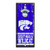 NCAA Kansas State Wildcats Wood Bottle Opener Sign, 5" x 11", Multicolor