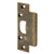 Defender Security E 2291 Deadlatch Security Strike_ Antique Brass