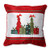 Pillow Perfect Christmas Trees and Presents Throw Pillow, 16.5-Inch