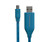 SCOSCHE CAFLO3BL-SP Strikeline FLO USB to Type-C Charge & Sync Streaming Light Cable 3-ft. Blue