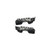 Rear Bumper Bracket Compatible with Toyota Yaris 07_11 Right and Left Side Side Retainer Plastic Hatchback