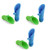 Rabbit Flipper Wine Pourer Bottle Stoppers (Set of 6)