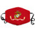 American Marine Corps Flag Outdoor Mouth Ma_sk Half Face Cover Soft Sport Balaclava Bandanas