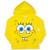 Nickelodeon Boy's Spongebob Squarepants Character Hoodie Jacket_ Yellow_ Size 7