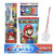 Super Mario Brothers  inch Gamer inch  3pcs. Bright Smile Oral Hygiene Bundle! Turbo Powered Toothbrush_ Crest Kids Sparkling Toothpaste  and  Mouthwash Rinse Cup! Plus Flossers  and  Tooth Necklace as Visual Aid! 